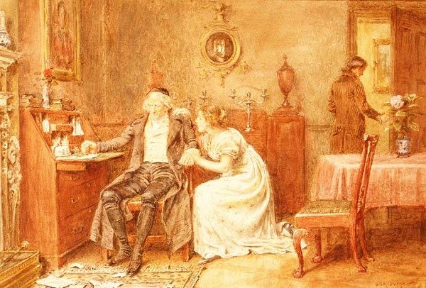 Uarvet af George Goodwin Kilburne