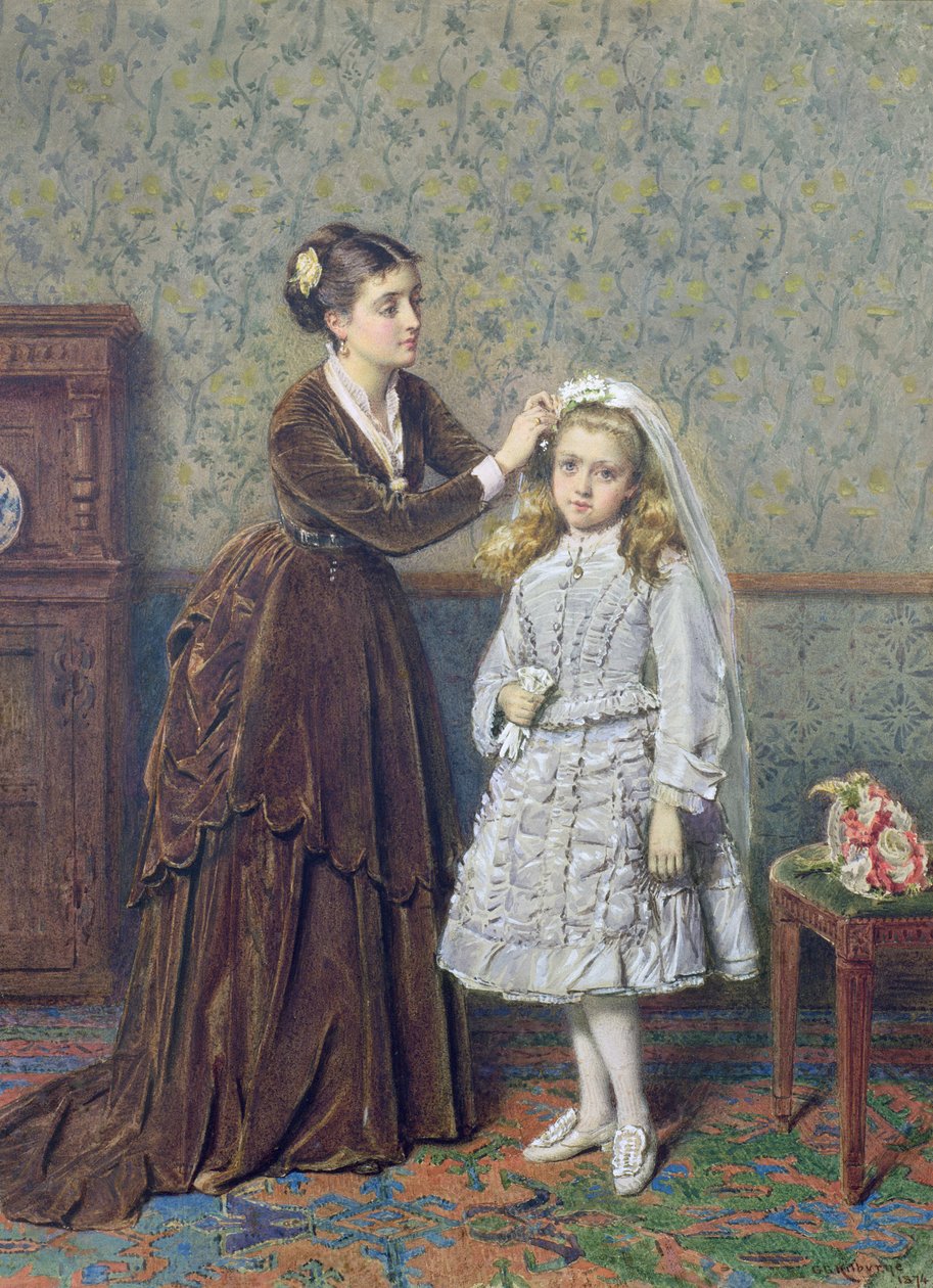 Hendes første nadver af George Goodwin Kilburne