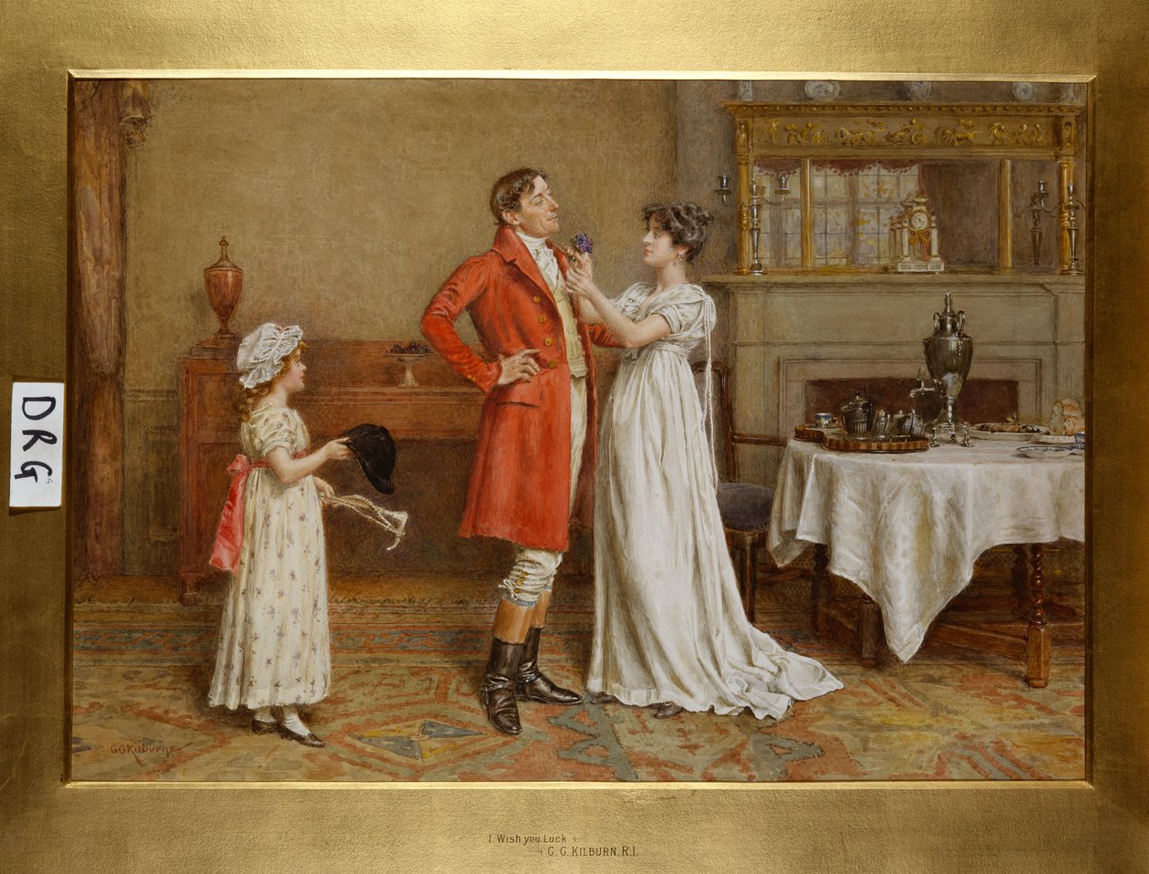 Jeg ønsker dig held og lykke af George Goodwin Kilburne
