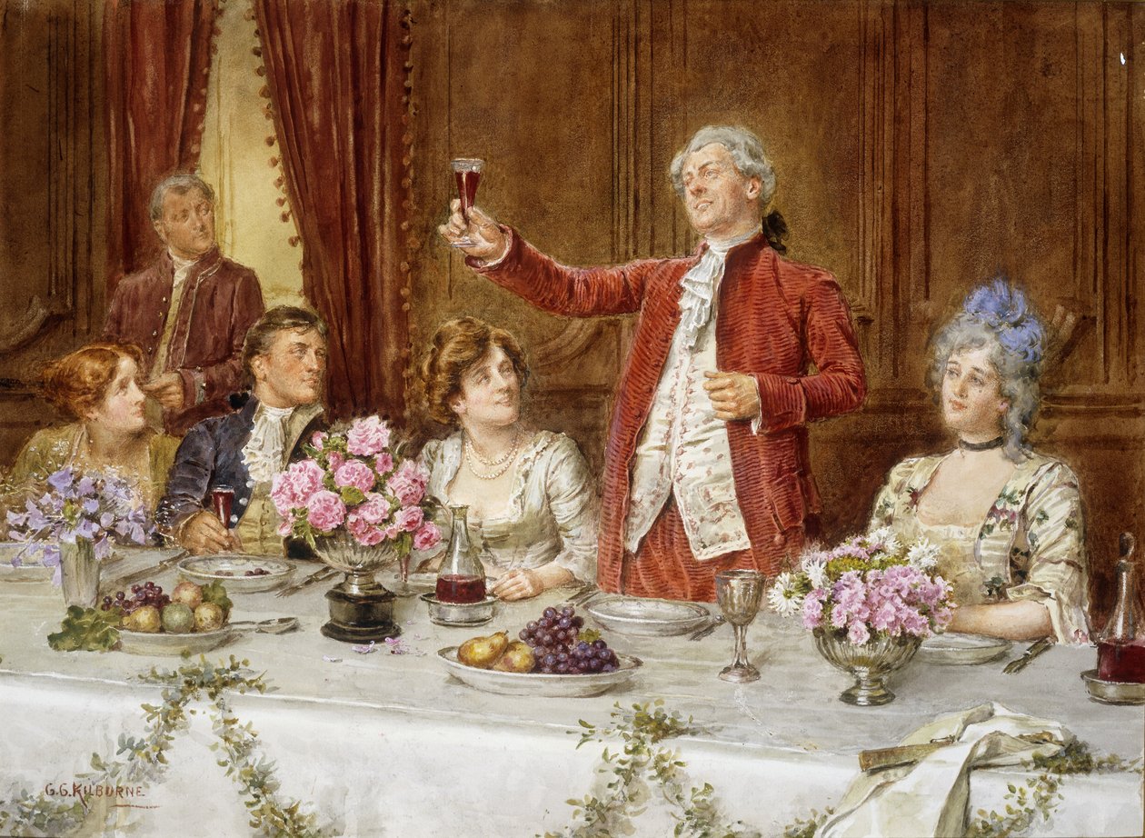 Kongen! af George Goodwin Kilburne
