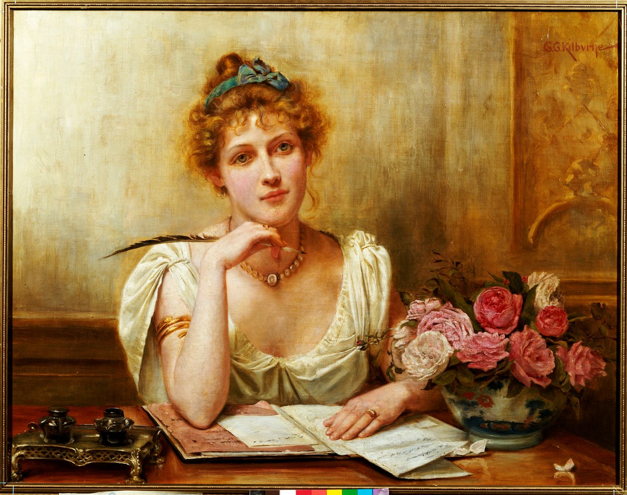 Brevet af George Goodwin Kilburne