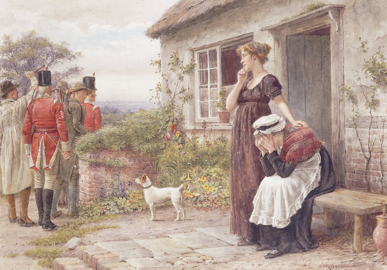 Pressebanden, af George Goodwin Kilburne