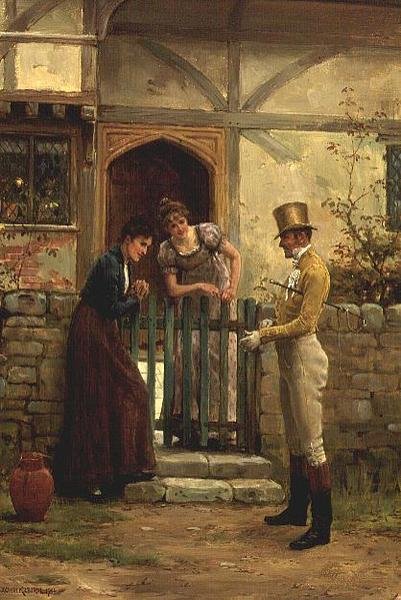 Besøgende af George Goodwin Kilburne
