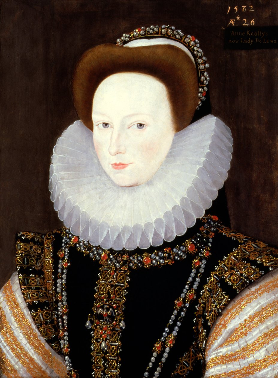 Anne Knollys, 1582 af George Gower