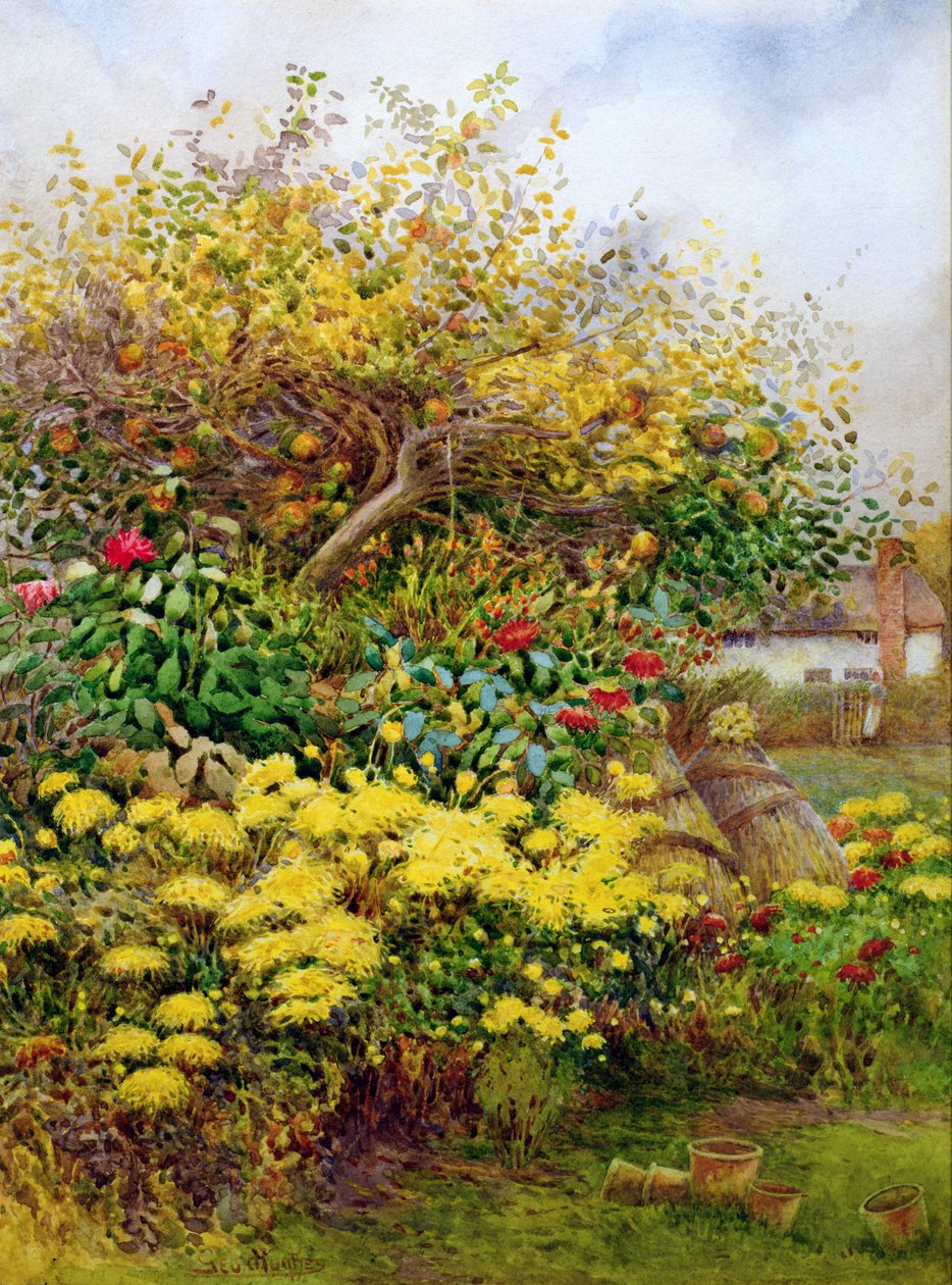 The Tangle of Autumn, Temple Grafton, Warwicks af George H. Hughes
