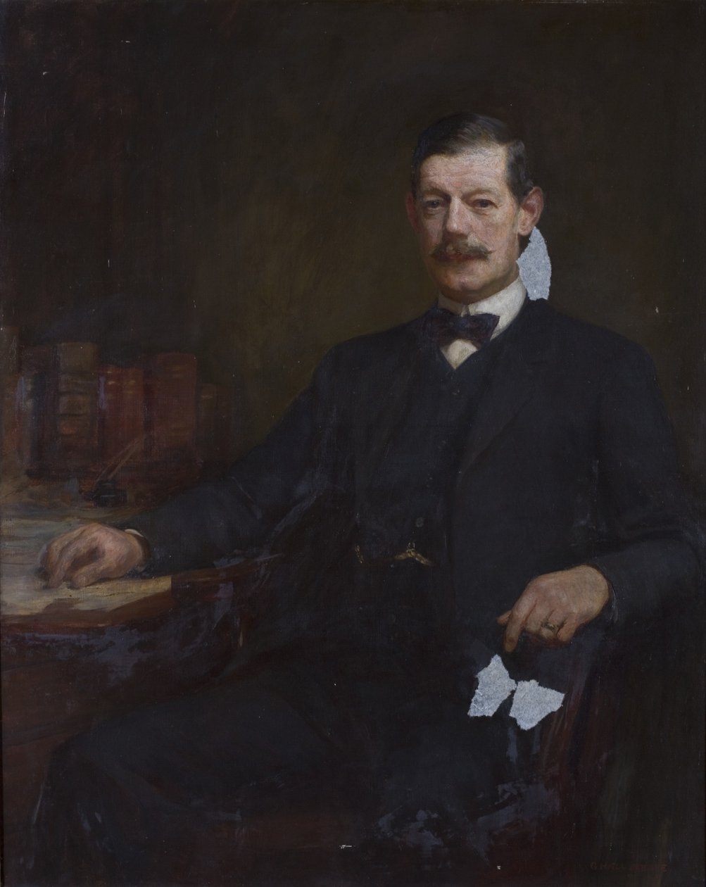 Portræt af Sir George E. Carter af George Hall Neale