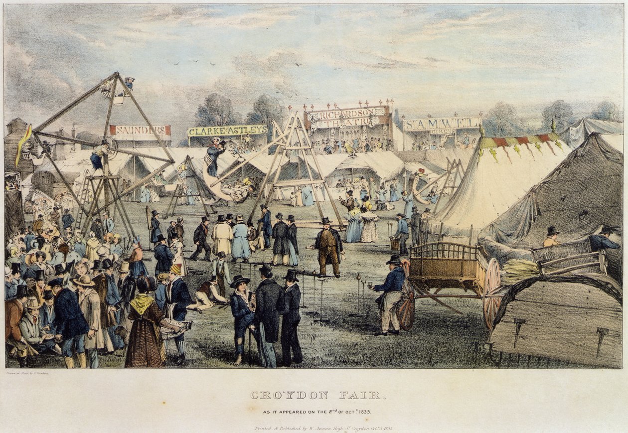 Croydon Fair, 1833 af George Hawkins