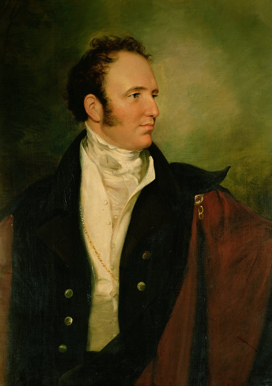 George, 2. jarl af Bradford (1780-1865) (olie) af George Hayter