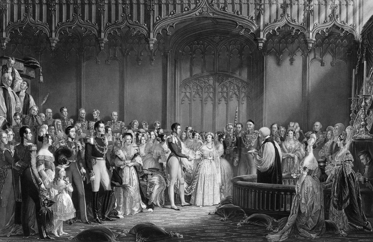 Dronning Victoria (1819-1901) og prins Albert (1819-61) blev gift i St. James