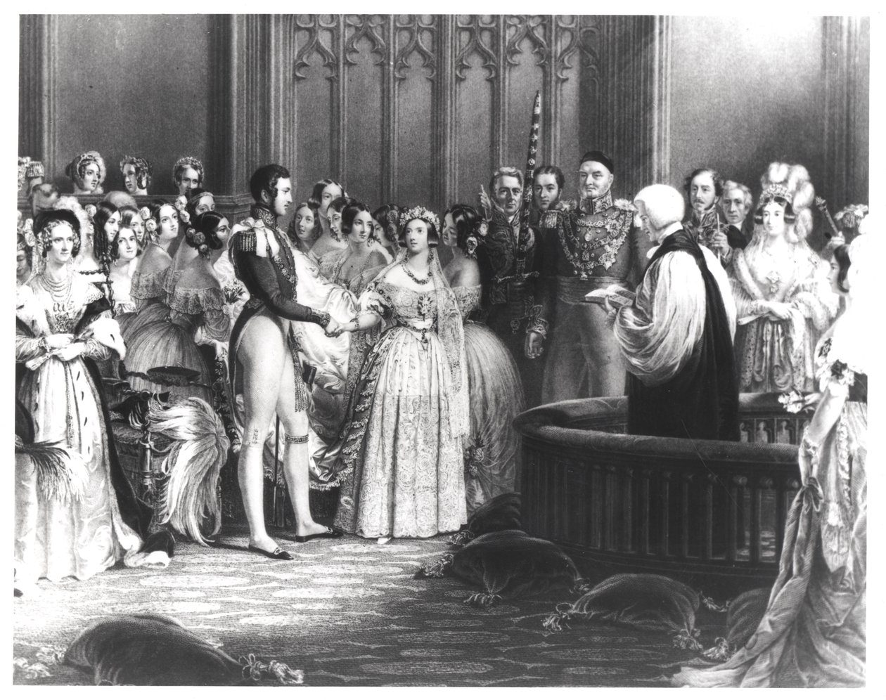 Ægteskab mellem dronning Victoria (1819-1901) og prins Albert (1819-61) i St. James