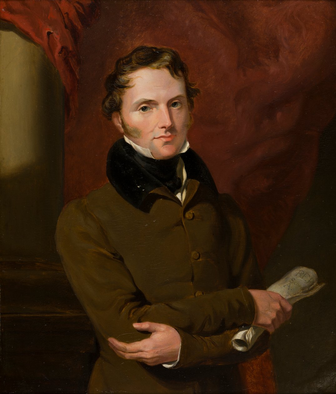 Portræt af Lord John Russell (1792-1878), derefter 1. jarl Russell, ca. 1812-71 (olie om bord) af George Hayter