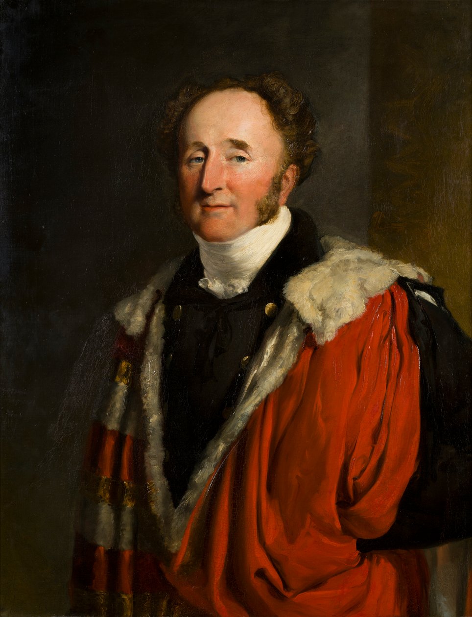 Portræt af Orlando, ca. 1. jarl af Bradford af den anden skabelse, ca. 1822-25 (olie på lærred) af George Hayter
