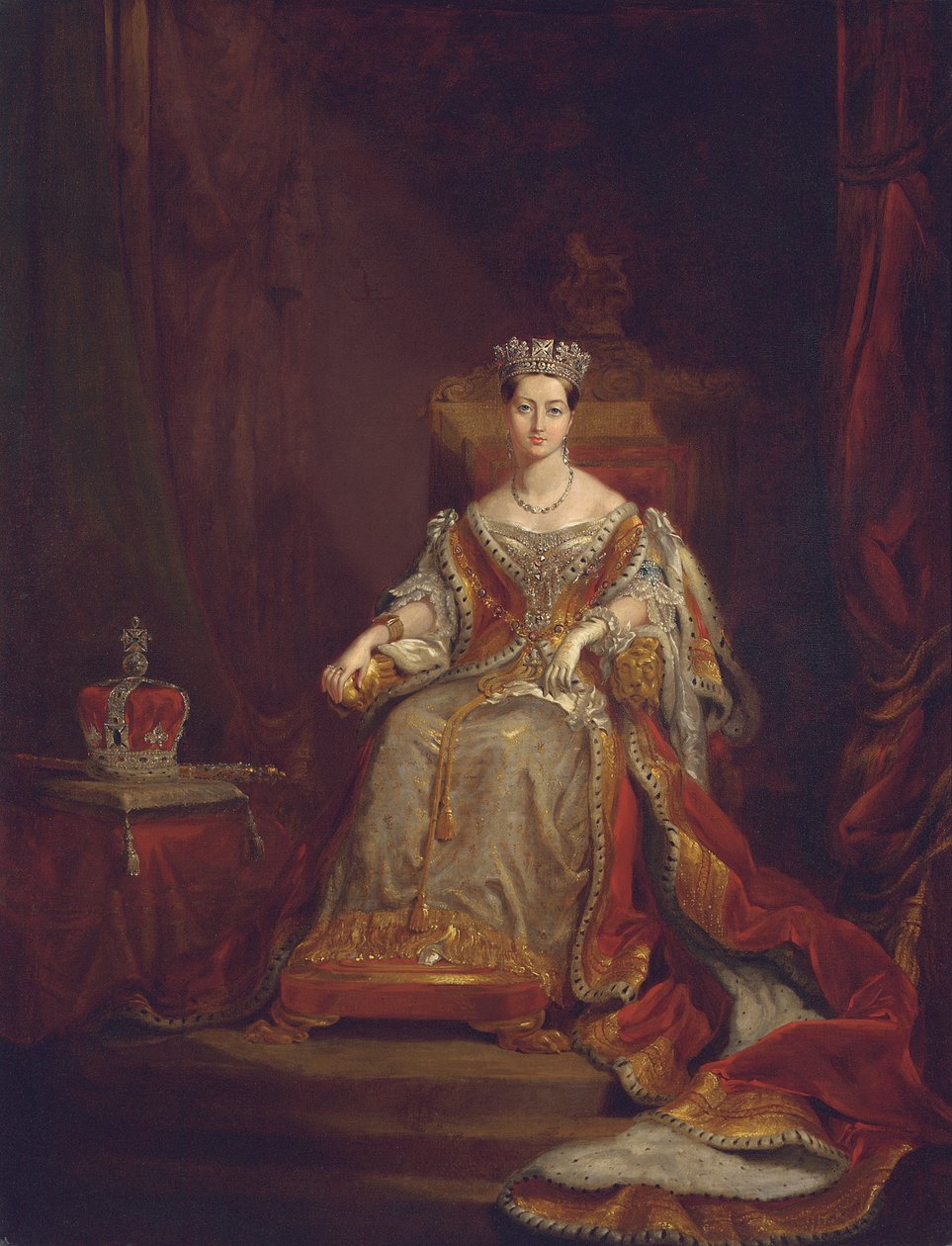 Dronning Victoria, 1838 af George Hayter