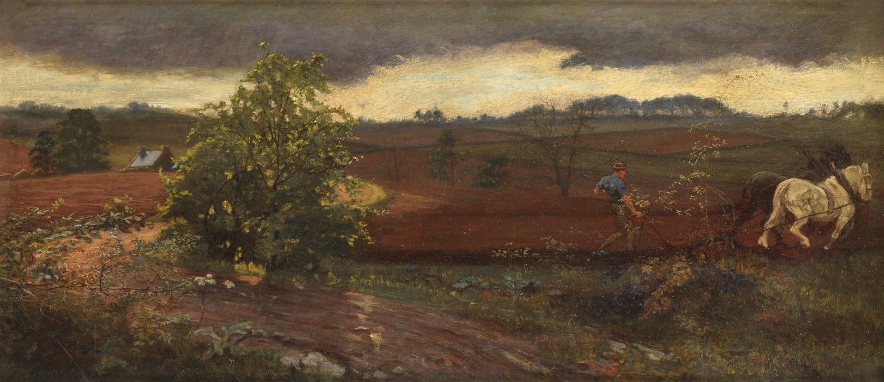 Ploven, 1870-72 af George Hemming Mason