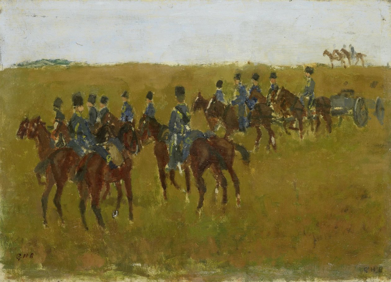 Artilleri på manøvre af George Hendrik Breitner