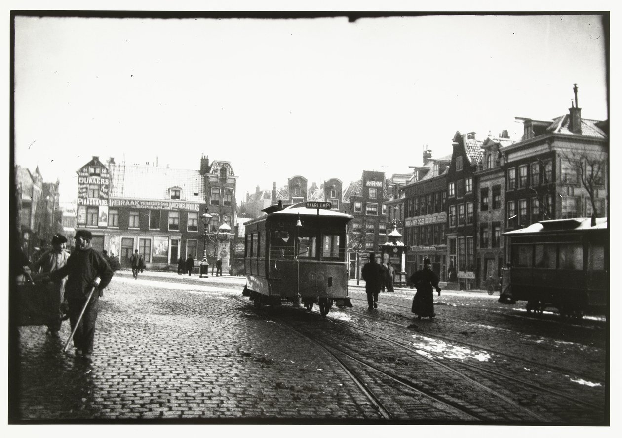 Udsigt over Leidseplein i Amsterdam af George Hendrik Breitner