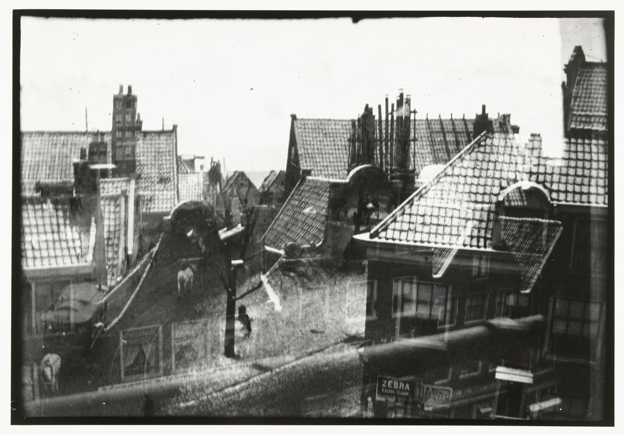Udsigt over tagene i Amsterdam af George Hendrik Breitner