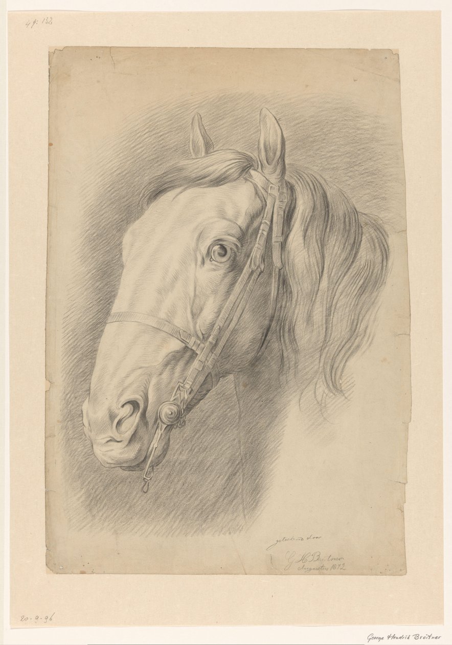 Hoved af en hest af George Hendrik Breitner