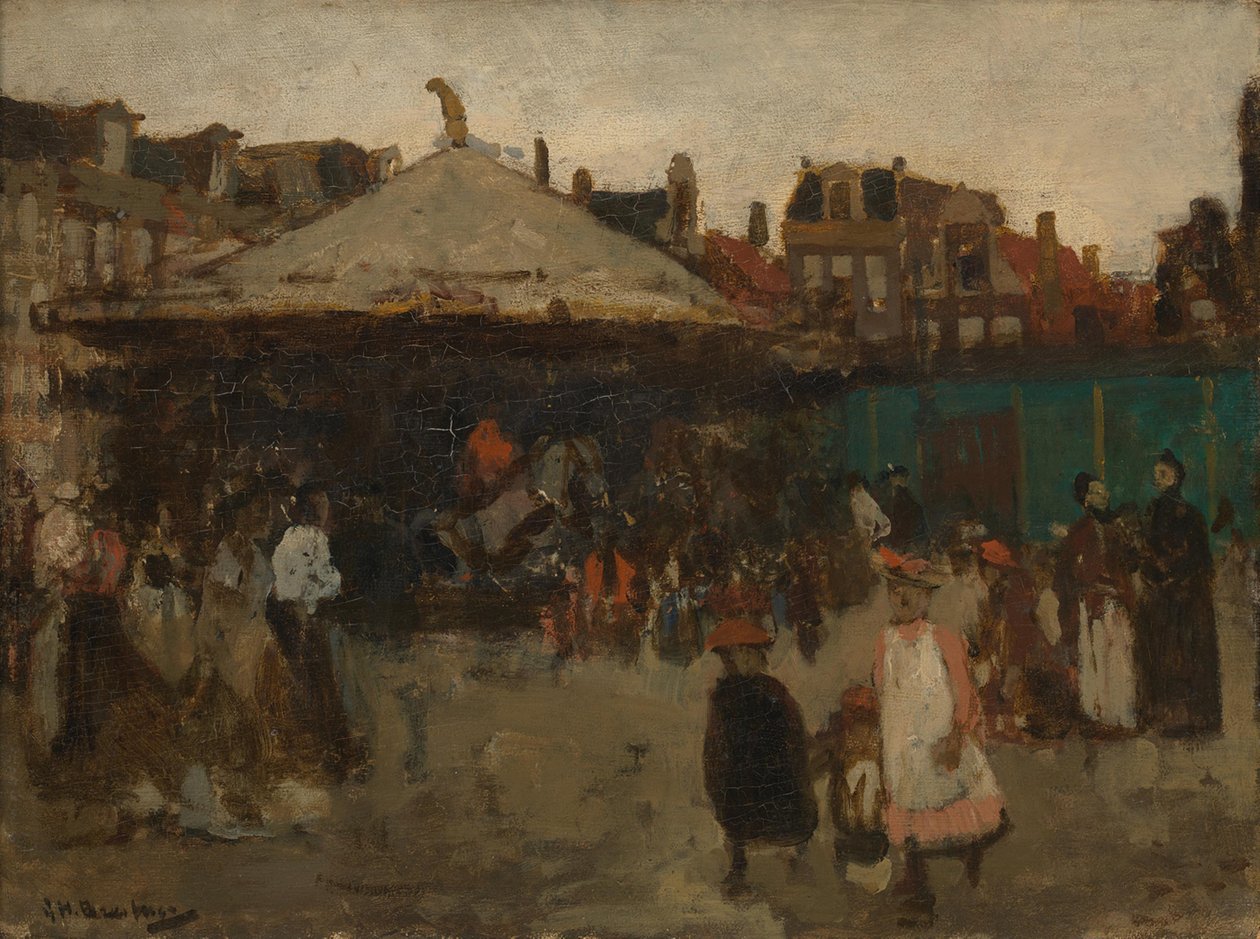 Tivoli på Haarlemmerplein af George Hendrik Breitner