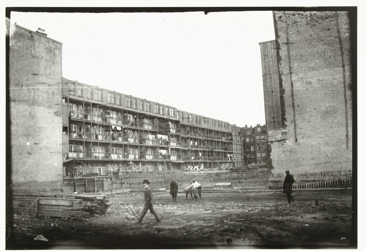 Nybyggeri på Overtoom i Amsterdam af George Hendrik Breitner