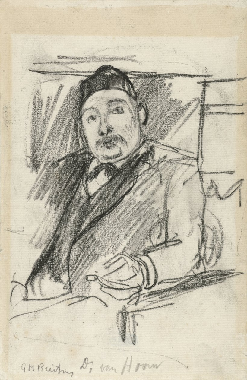 Portræt af dr. van Hoorn af George Hendrik Breitner