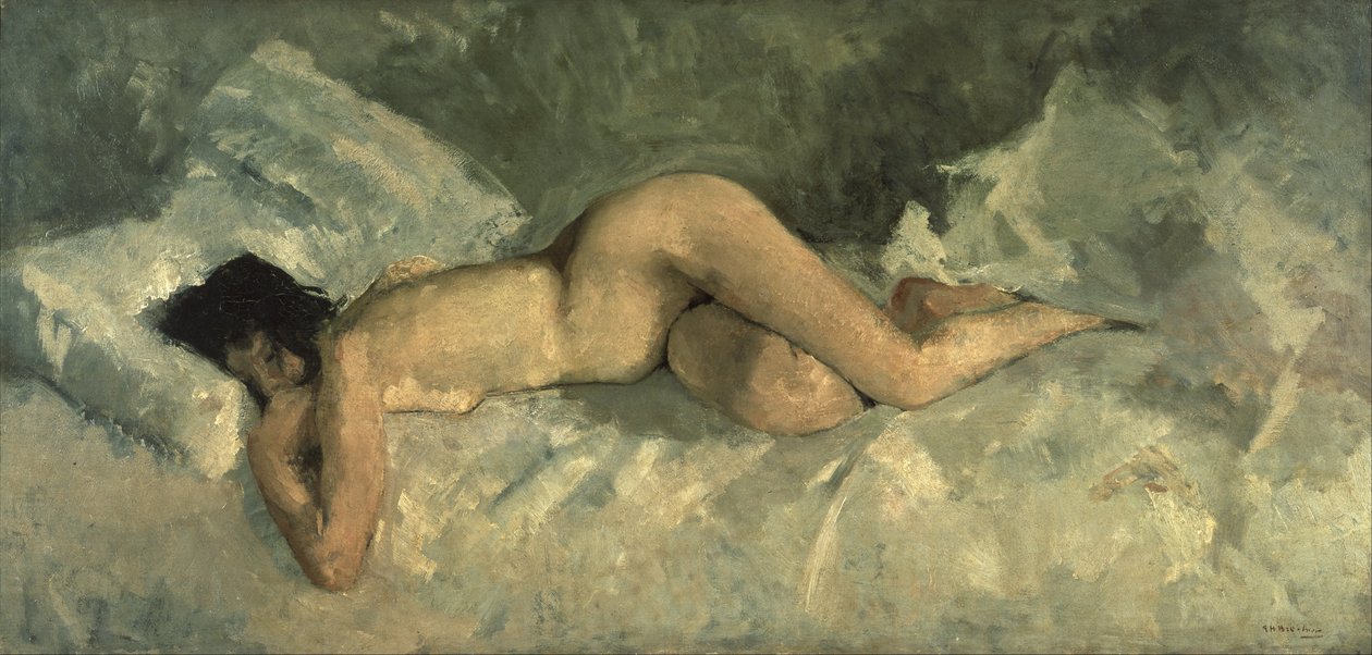 Liggende nøgenmodel af George Hendrik Breitner