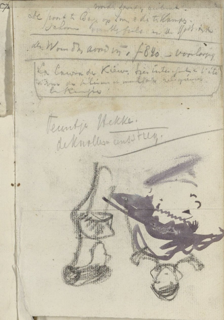 Studieark med kvinder af George Hendrik Breitner