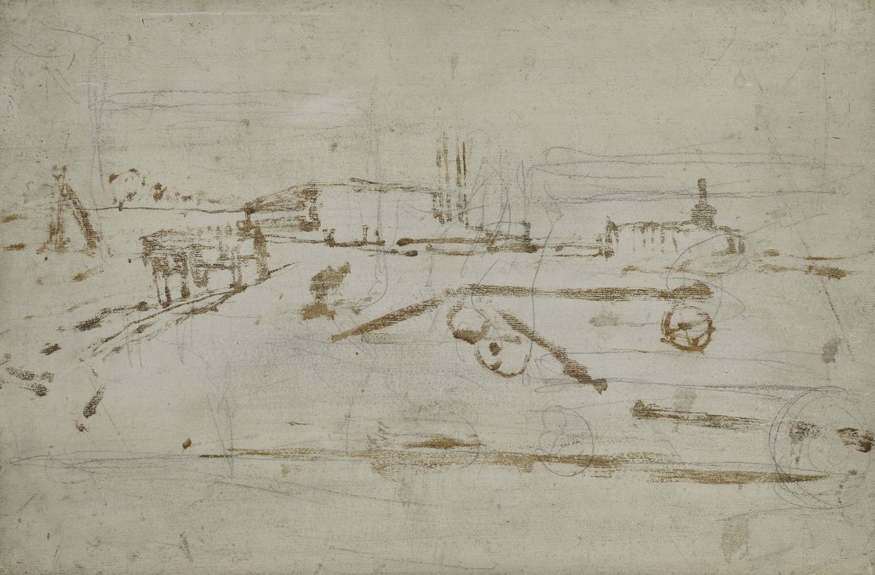 Kanten af en by af George Hendrik Breitner