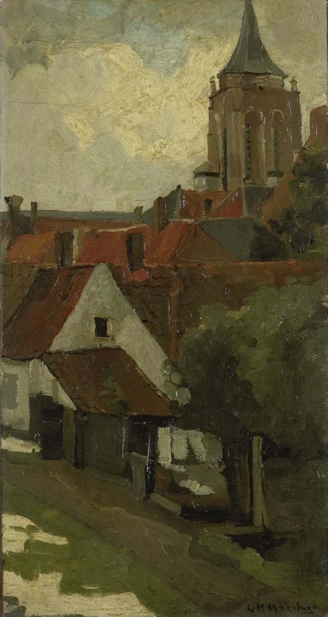 Gorkum-tårnet af George Hendrik Breitner