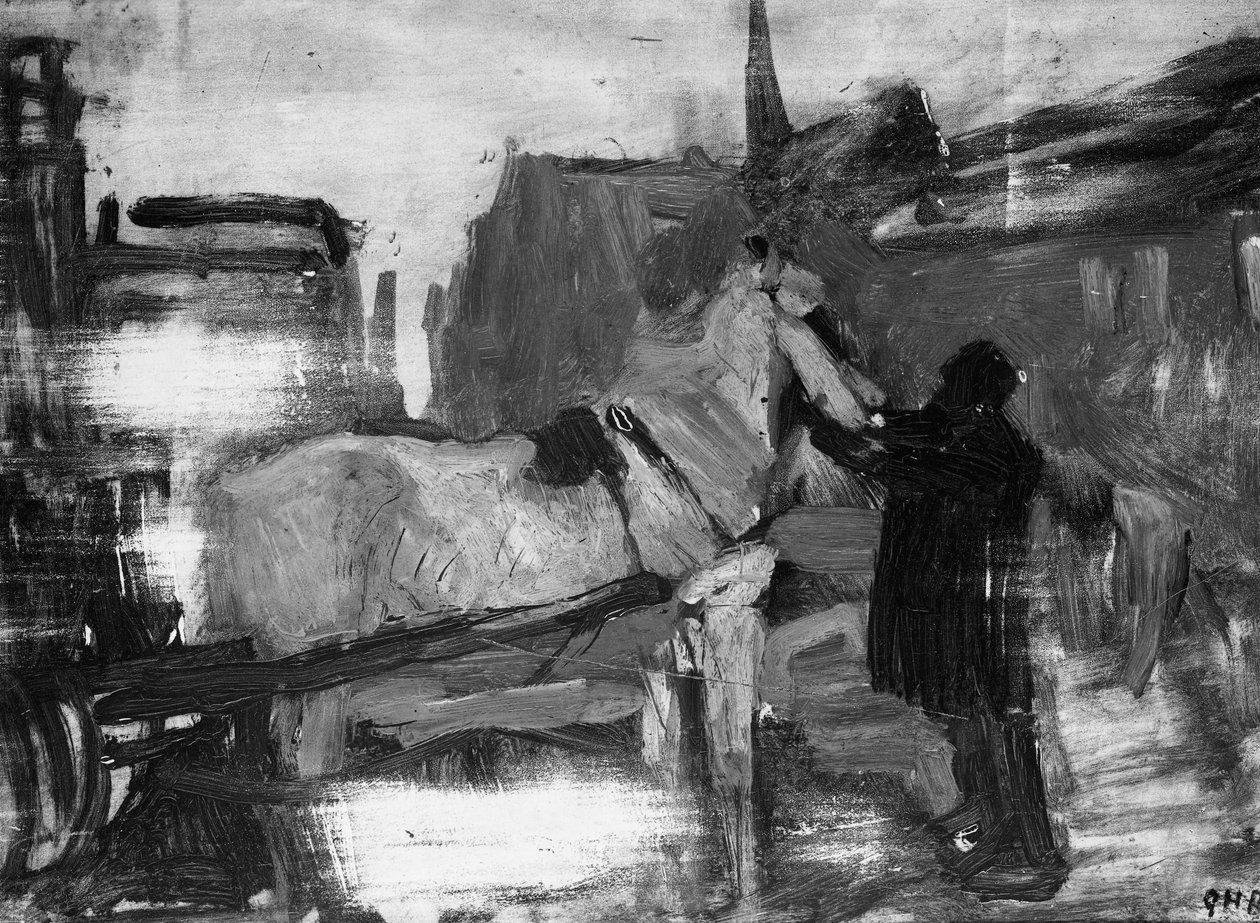Udsigt i Amsterdam af George Hendrik Breitner