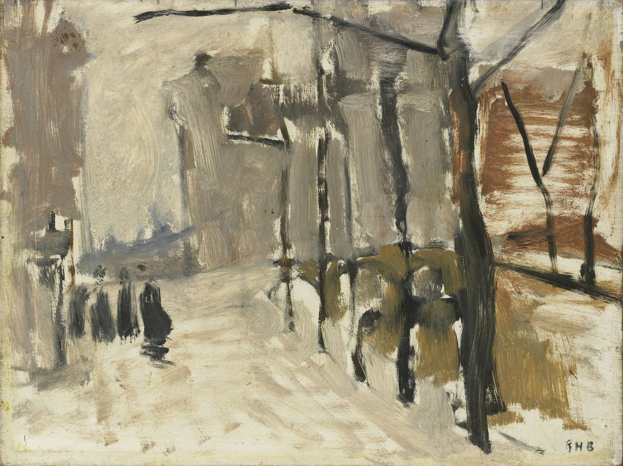 Udsigt i Haag (?) af George Hendrik Breitner