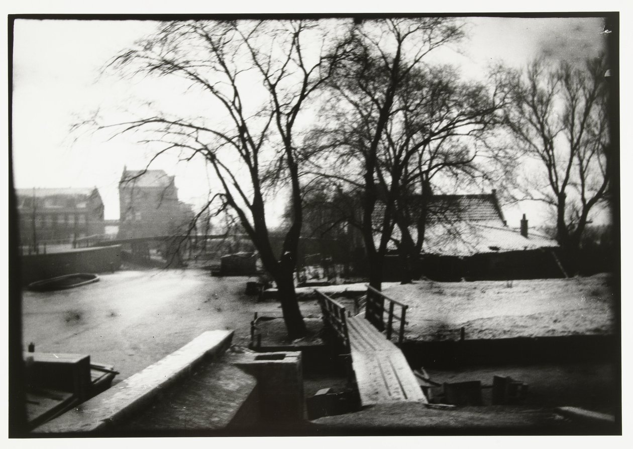 Vinterudsigt over Amstel i Amsterdam af George Hendrik Breitner