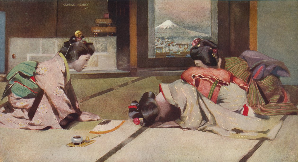Hilsen, c1915 af George Henry