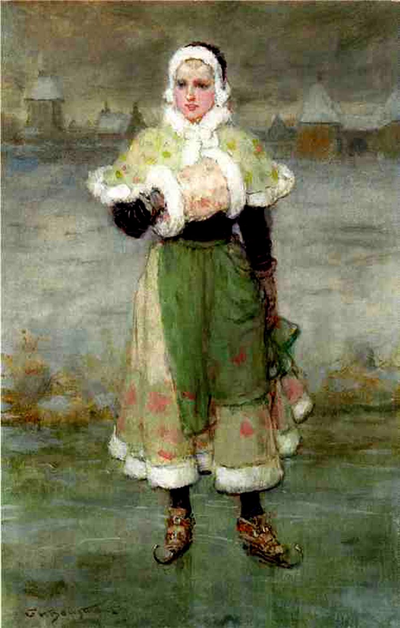 En hollandsk skater af George Henry Boughton