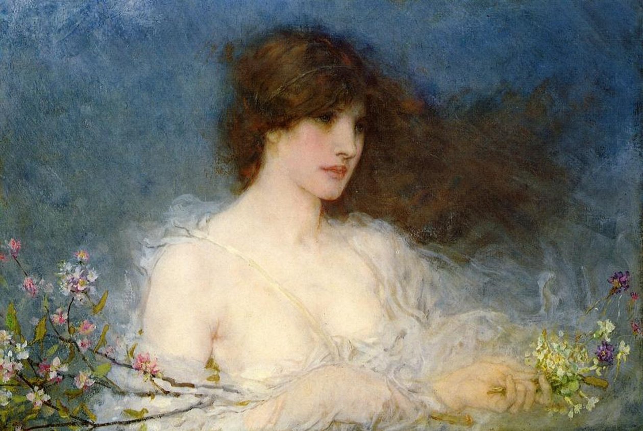 En forårsidyl af George Henry Boughton