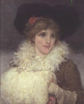 Portræt af en kvinde, ca. 1895 af George Henry Boughton