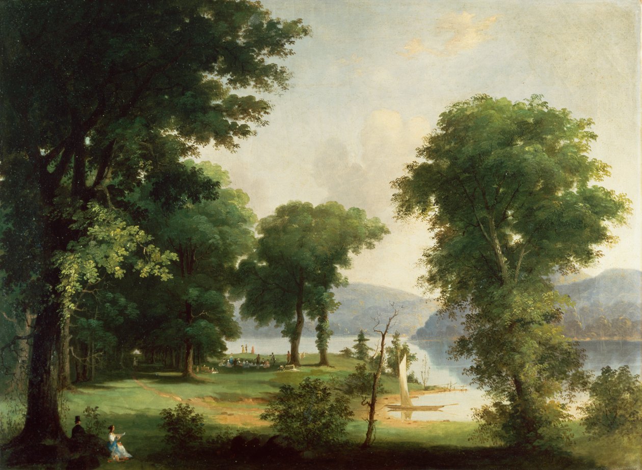 A Day on the Hudson (olie på lærred) af George Henry Durrie