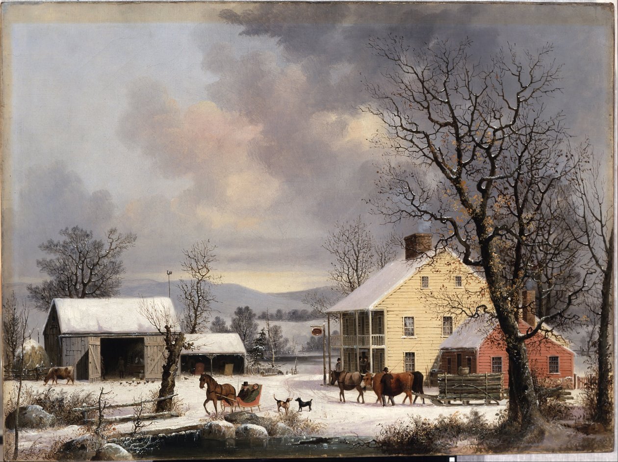 Vinter på landet af George Henry Durrie
