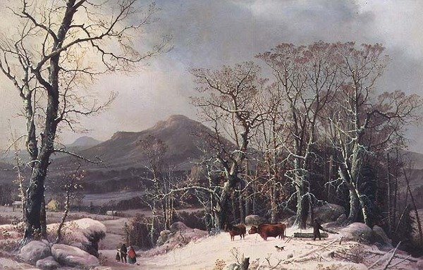 Træ til vinter af George Henry Durrie