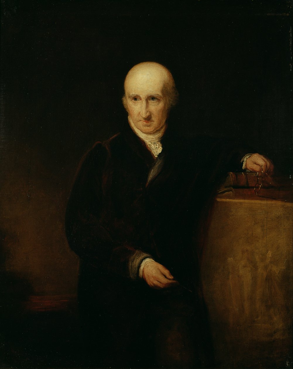 Portræt af Benjamin West af George Henry Harlow