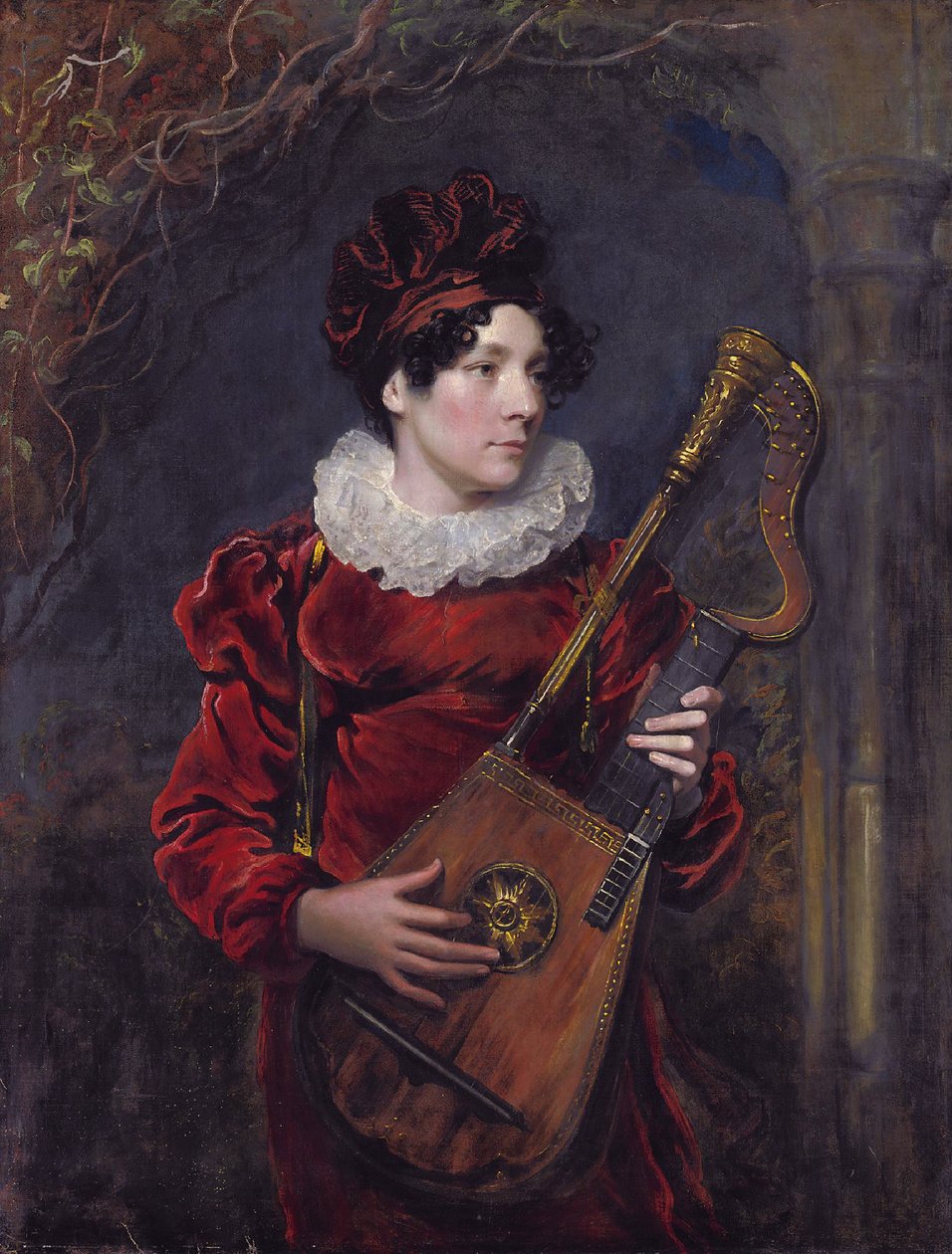 Portræt af Kitty Stephens, senere grevinde af Essex (1794 - 1882) af George Henry Harlow