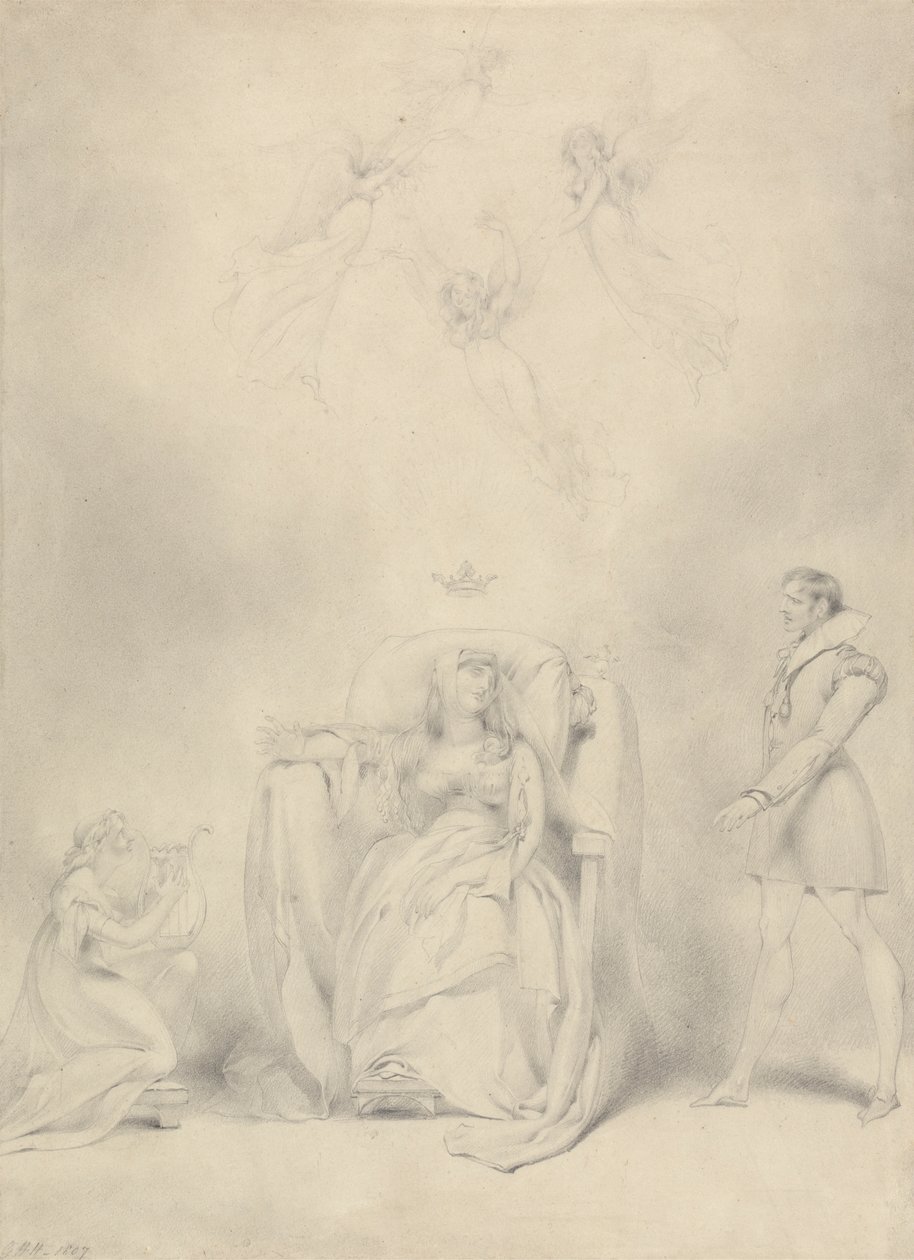 Dronning Katherines drøm af George Henry Harlow