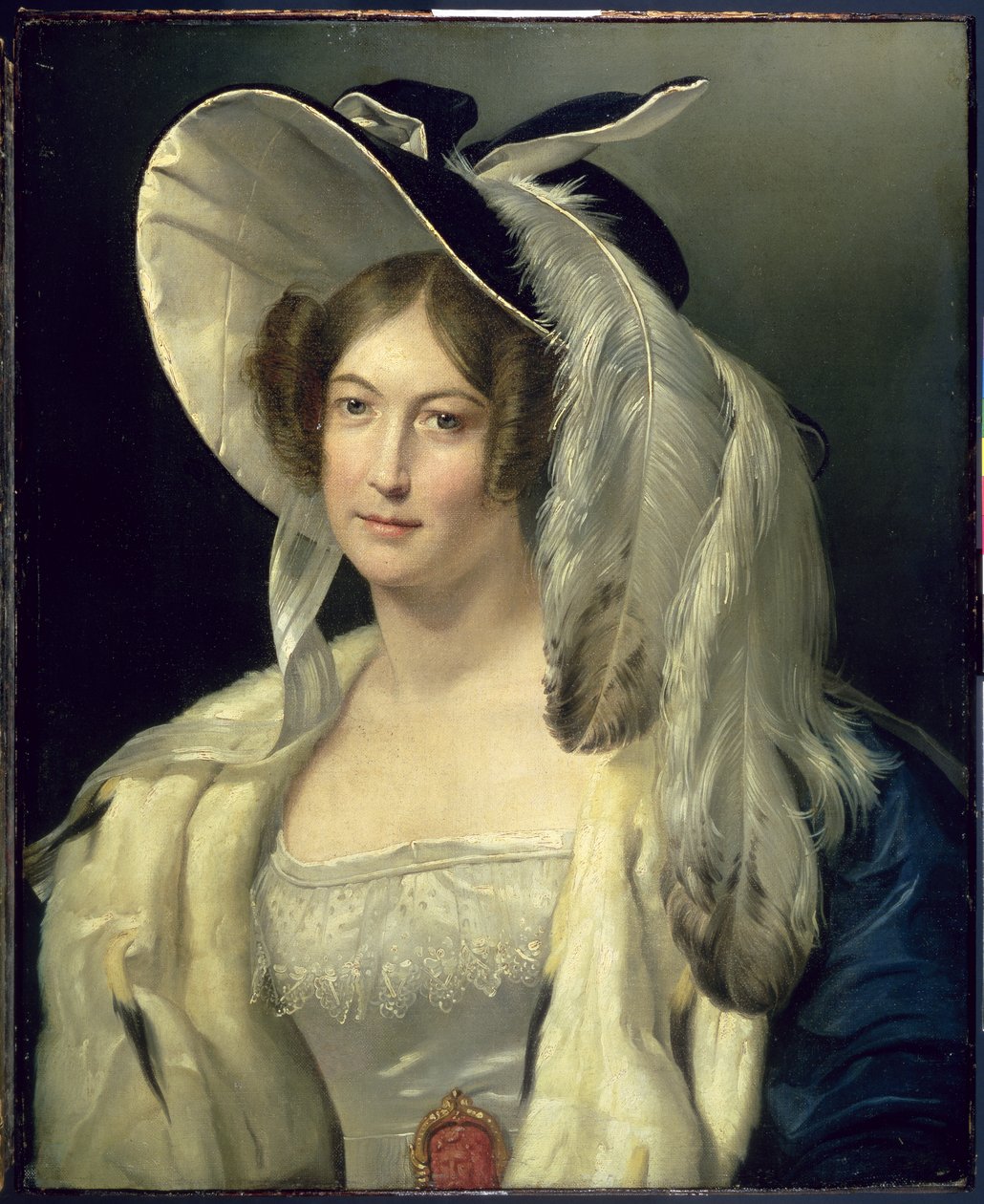 Victoria May Louise, hertuginde af Kent (1786-1861), ca. 1830-40 af George Henry Harlow