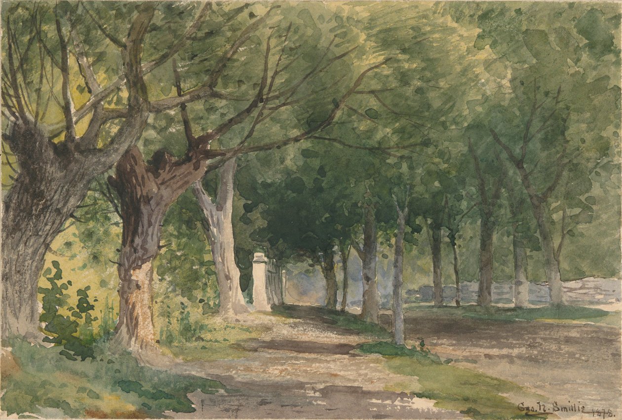 Træernes Avenue af George Henry Smillie