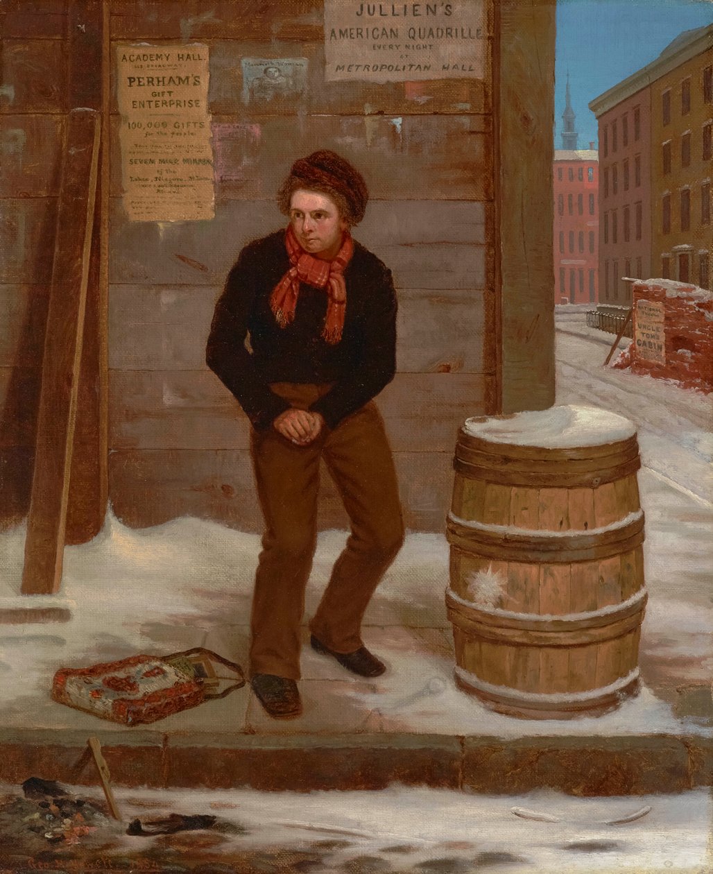Selvforsvar 1854 (olie på lærred) af George Henry Yewell