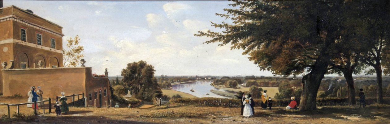 Udsigt fra Richmond Hill med Wick til venstre, 1837 af George Hilditch