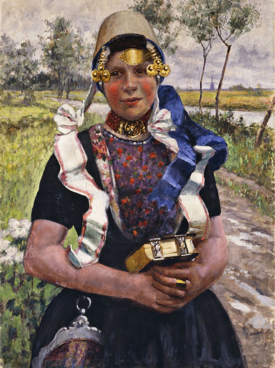 Dutch Finery, A Marken Girl, af George Hitchcock