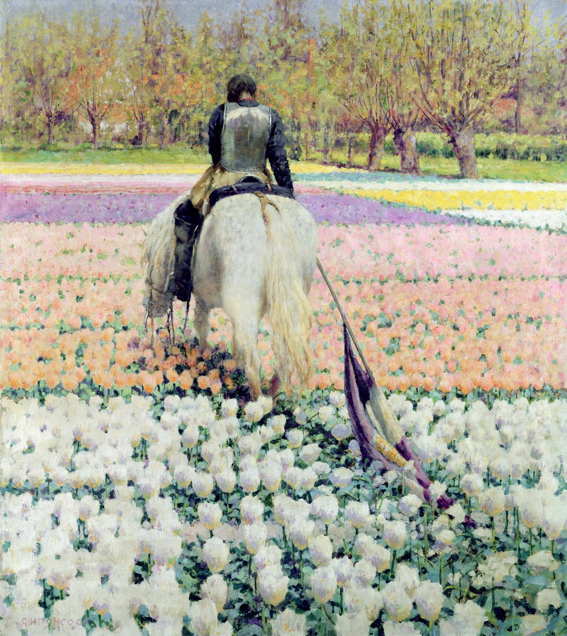 Besejret, 1895 af George Hitchcock