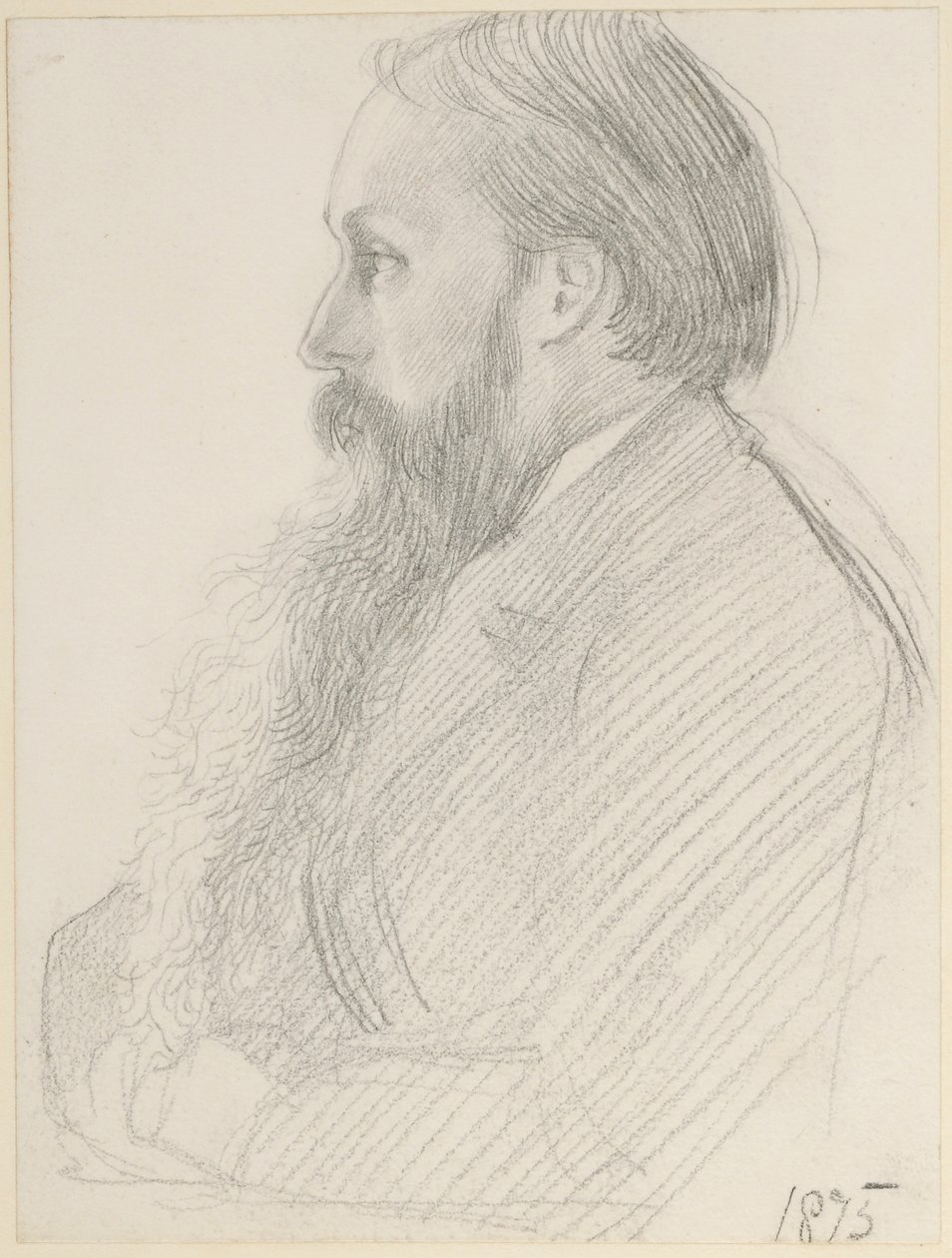 Portræt af Edward Burne-Jones, 1875 af George Howard