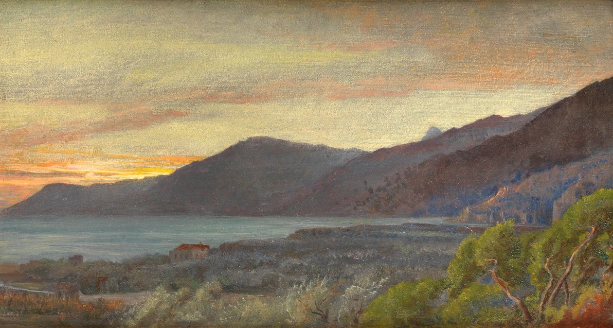 Udsigt fra Bordighera, 1882 af George Howard